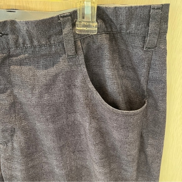 Adidas Mens Adi Ultimate Golf Shorts Flat Front Print Gray Size 36 - Picture 2 of 8